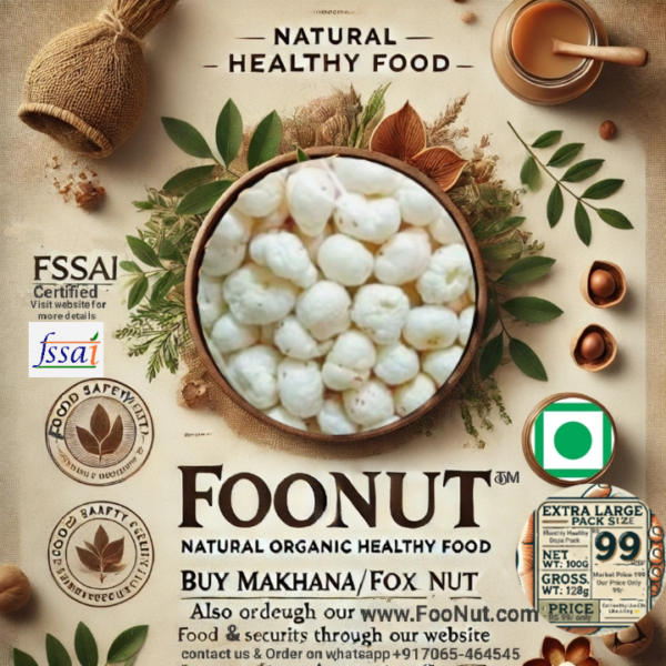 Large Makhana – Premium Quality Light & Crispy Nuts | E-Health Food - Image 2